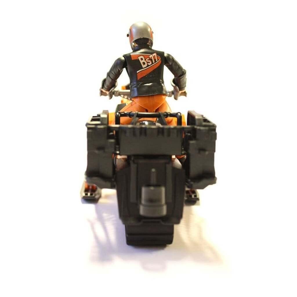 Bruder Snescooter med chauffør og tilbehør legetøj