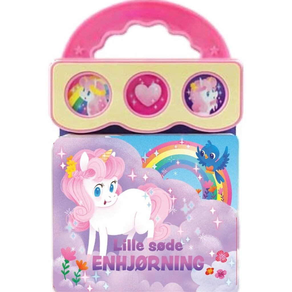 Lille søde enhjørning - Børnebog - Papbog