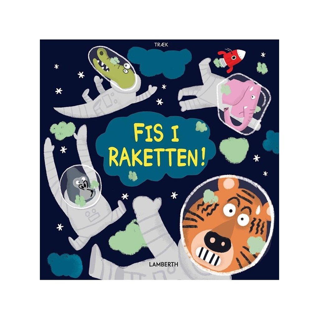 Fis i raketten! - Børnebog - Papbog