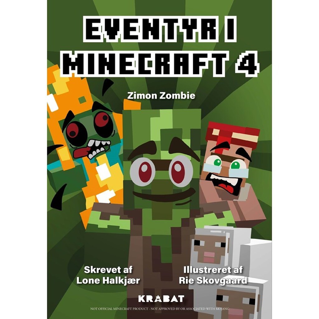 Eventyr i Minecraft 4 - Børnebog - hardback