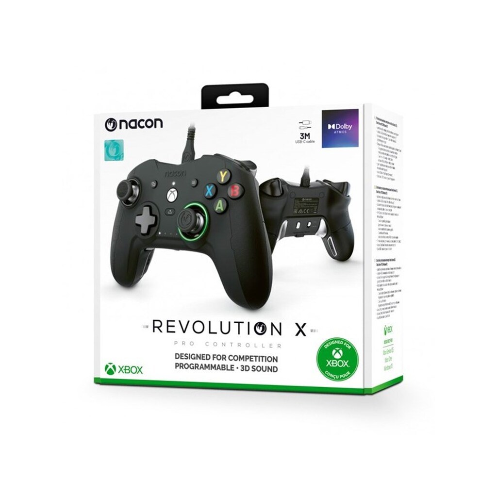 NACON Revolution X Pro Controller - Black - Wired Controller - Microsoft Xbox One