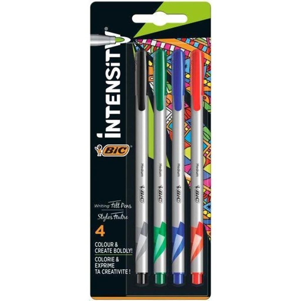 BIC Intensity Fineliners Medium 4 pcs.