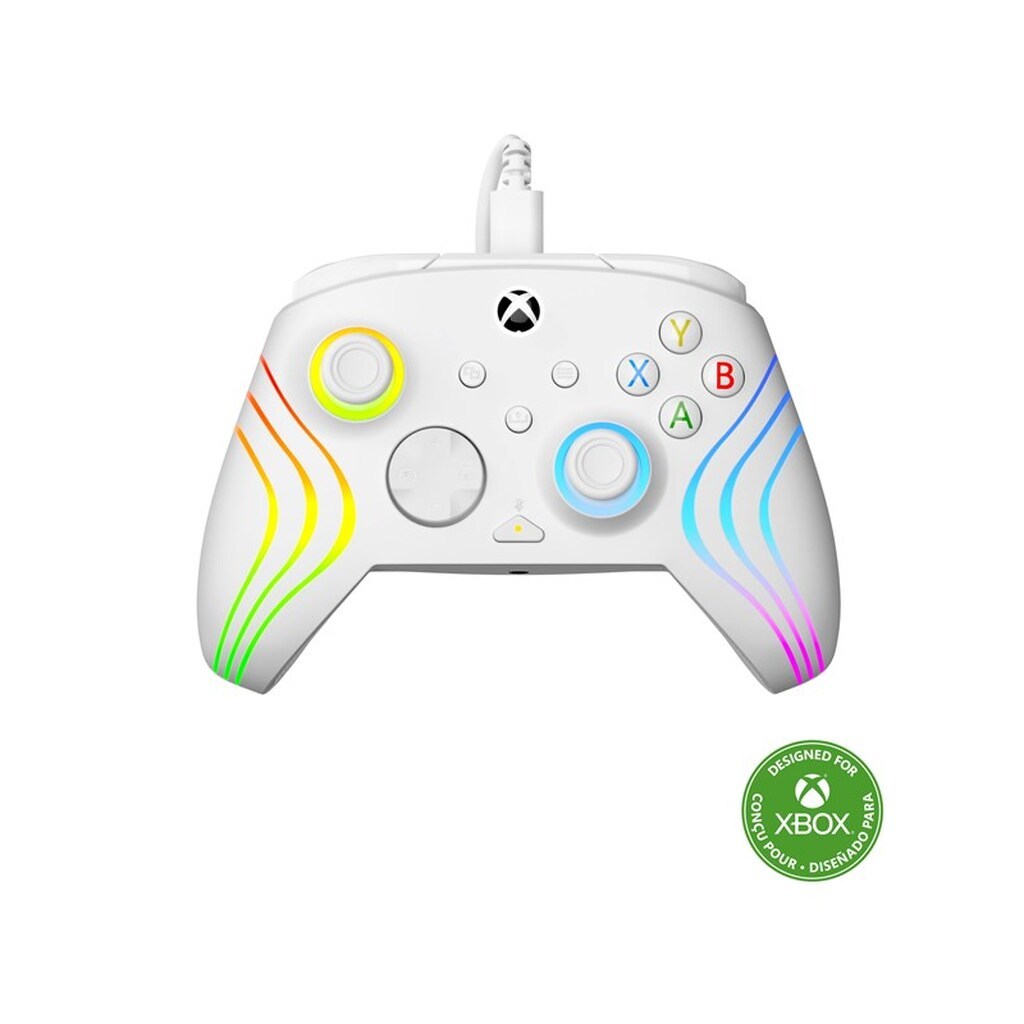 Turtle Beach Afterglow Wave - White - Wired Controller - Microsoft Xbox Series S