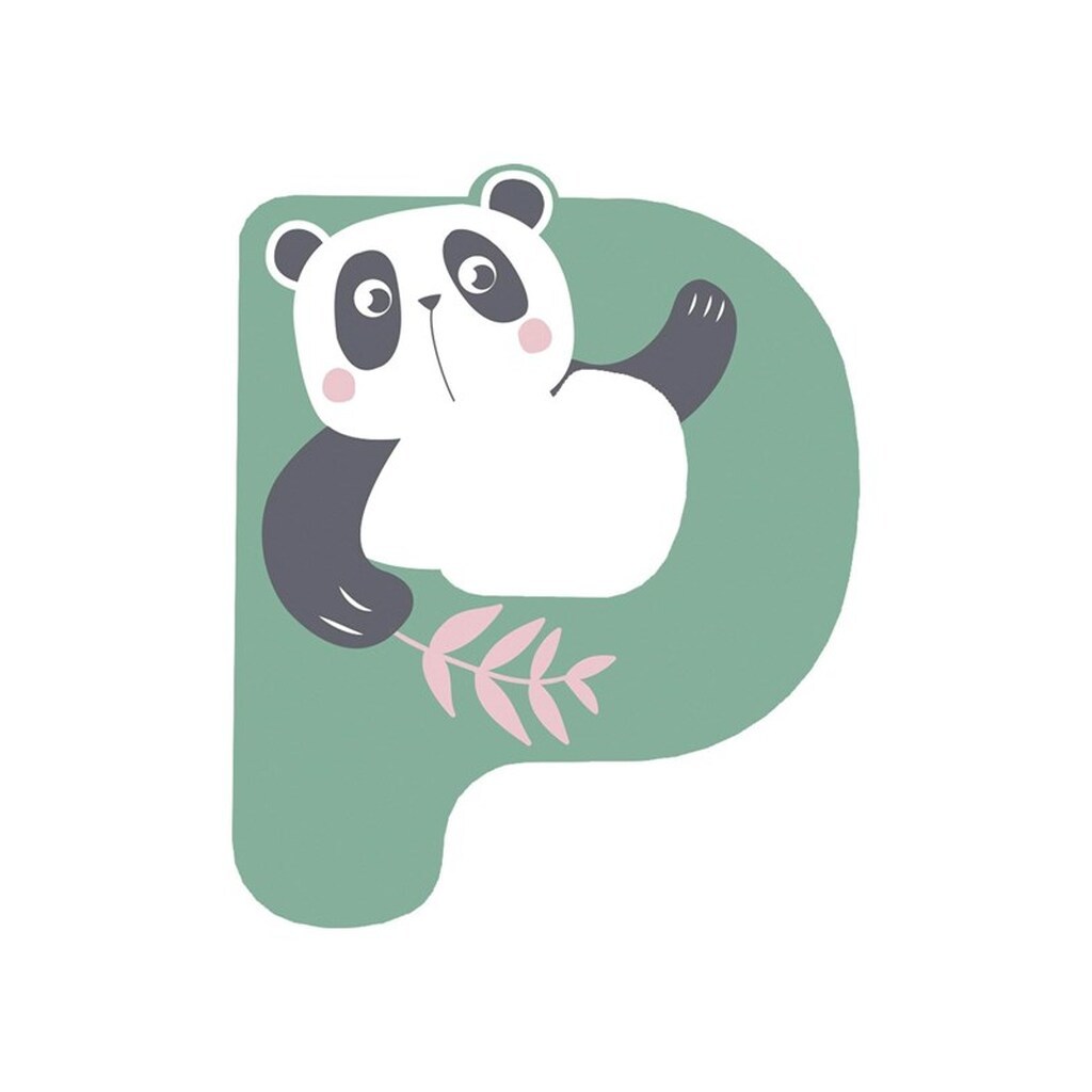 Small Foot - Wooden Animal Children&apos;s Letter - P