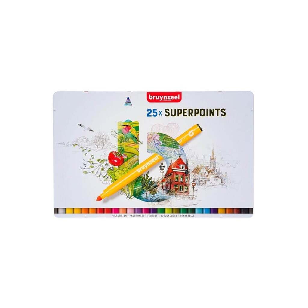 Bruynzeel Felt-tip pens Superpoint 25 pcs.