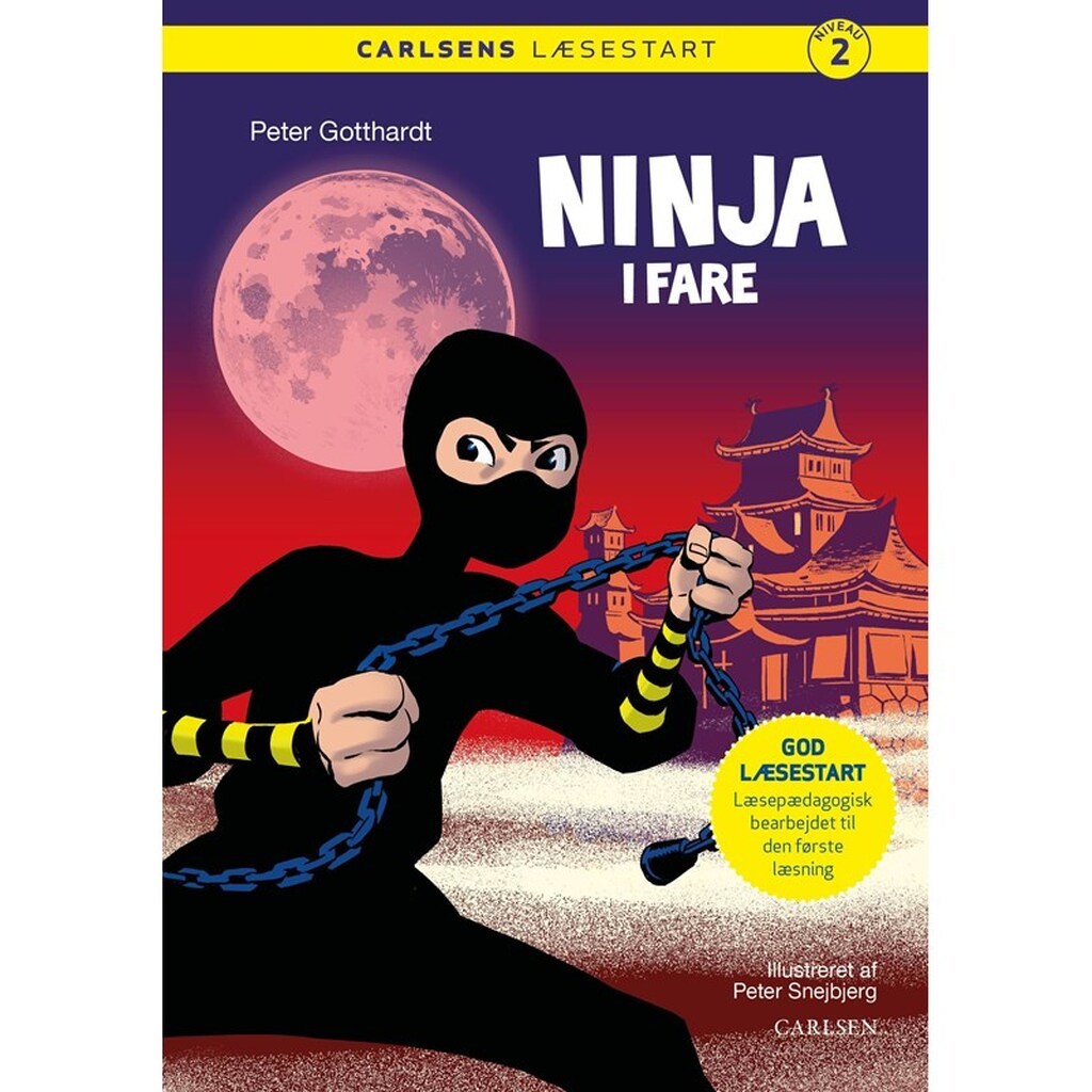 s Læsestart: Ninja i fare - Børnebog - Hardcover