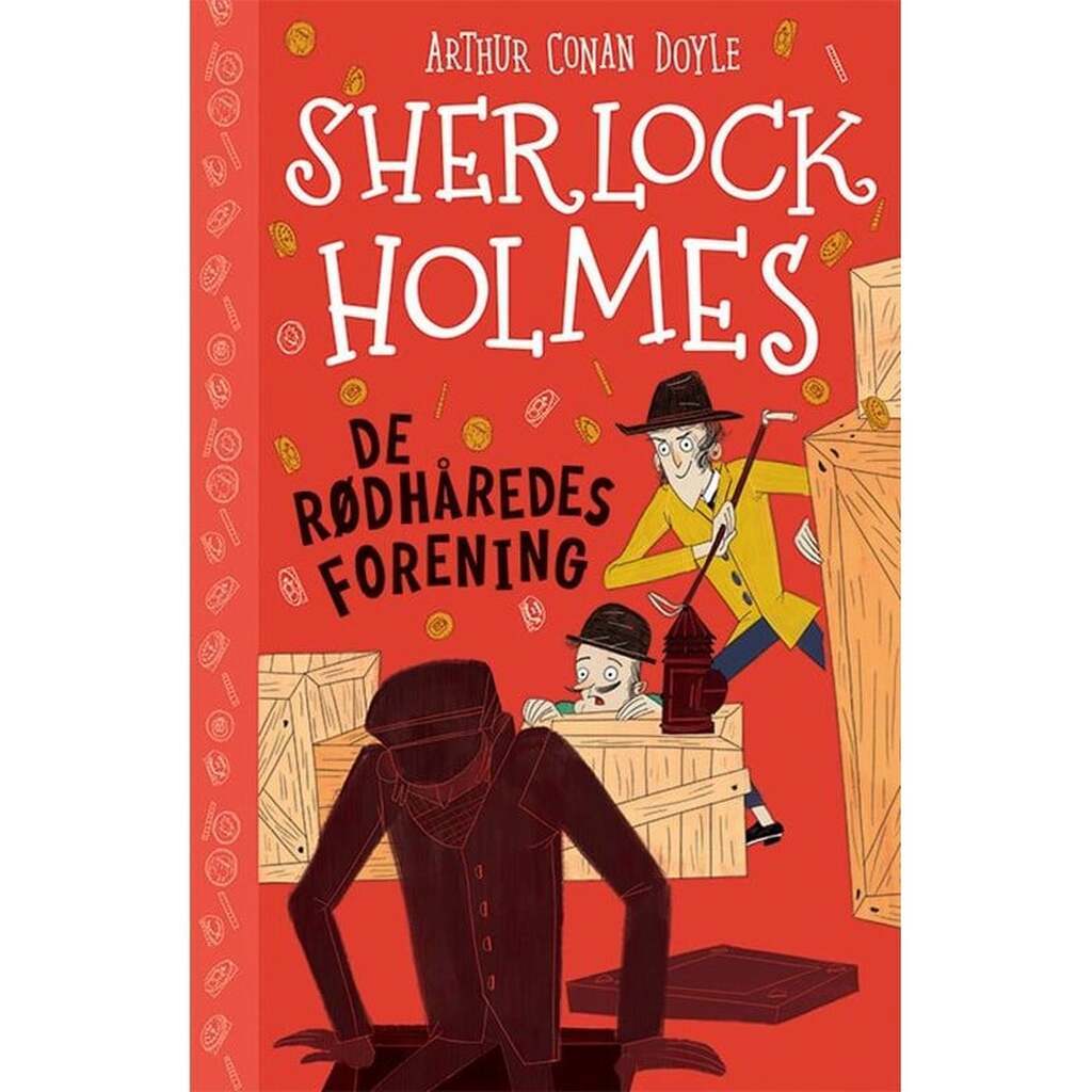 Sherlock Holmes 5: De rødhåredes forening - Børnebog - Hardcover