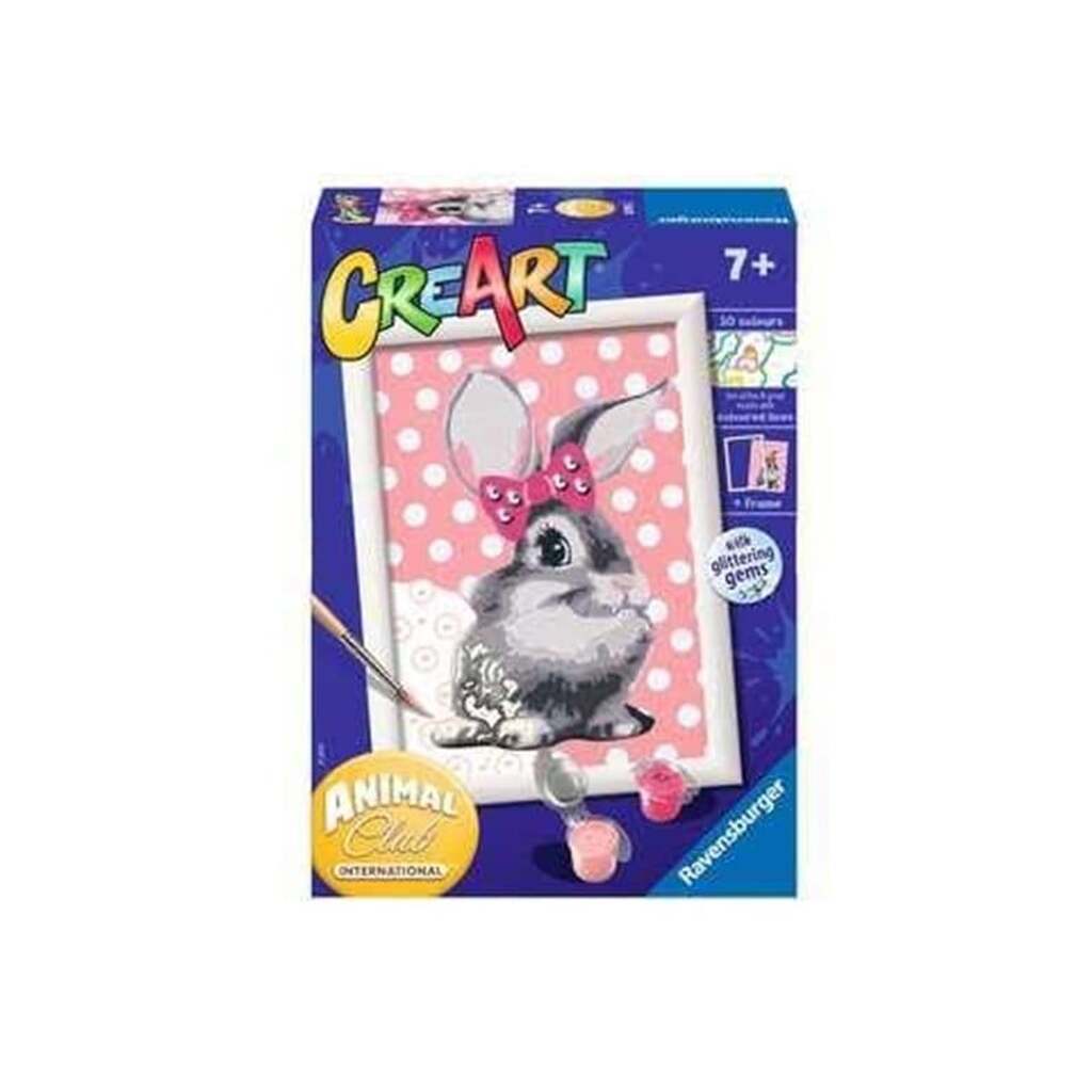 Ravensburger CreArt Paint by Number - Rabbit with Glitter