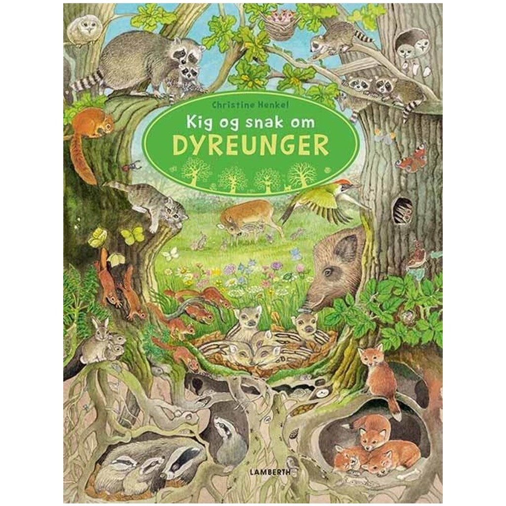 Kig og snak om Dyreunger - Børnebog - Papbog