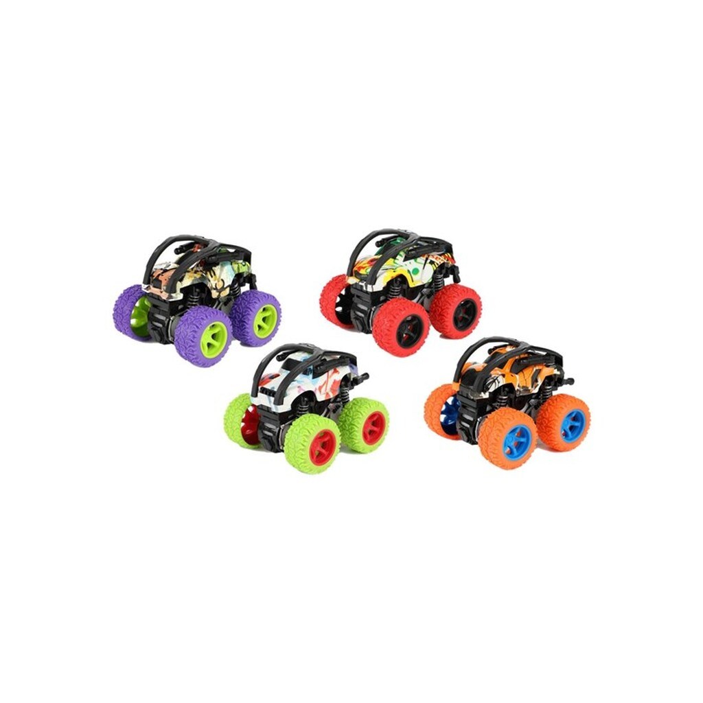 Toi-Toys Cars &amp; Trucks Friction Monster Truck Flip Over