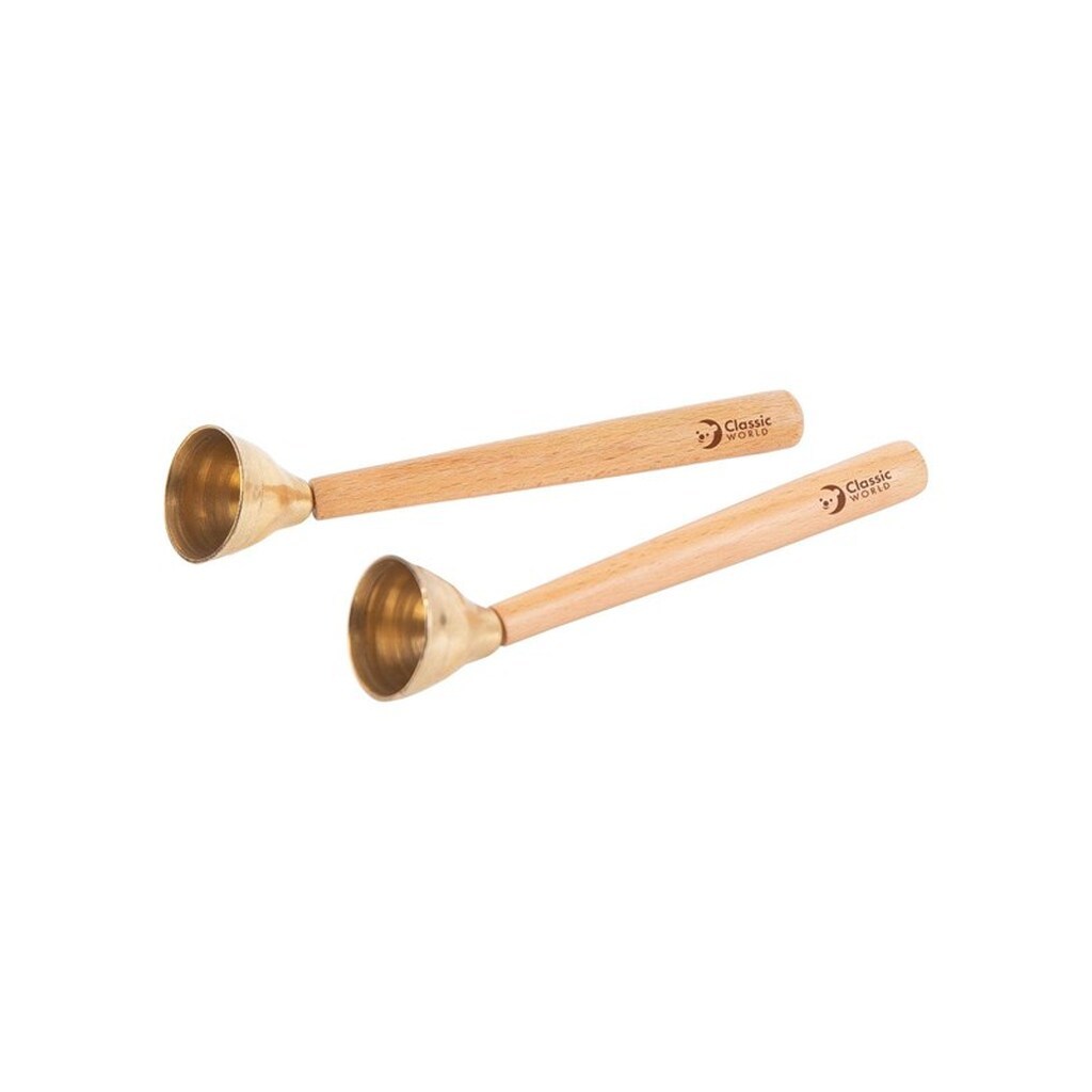 Classic World Wooden Handbell 2pcs.