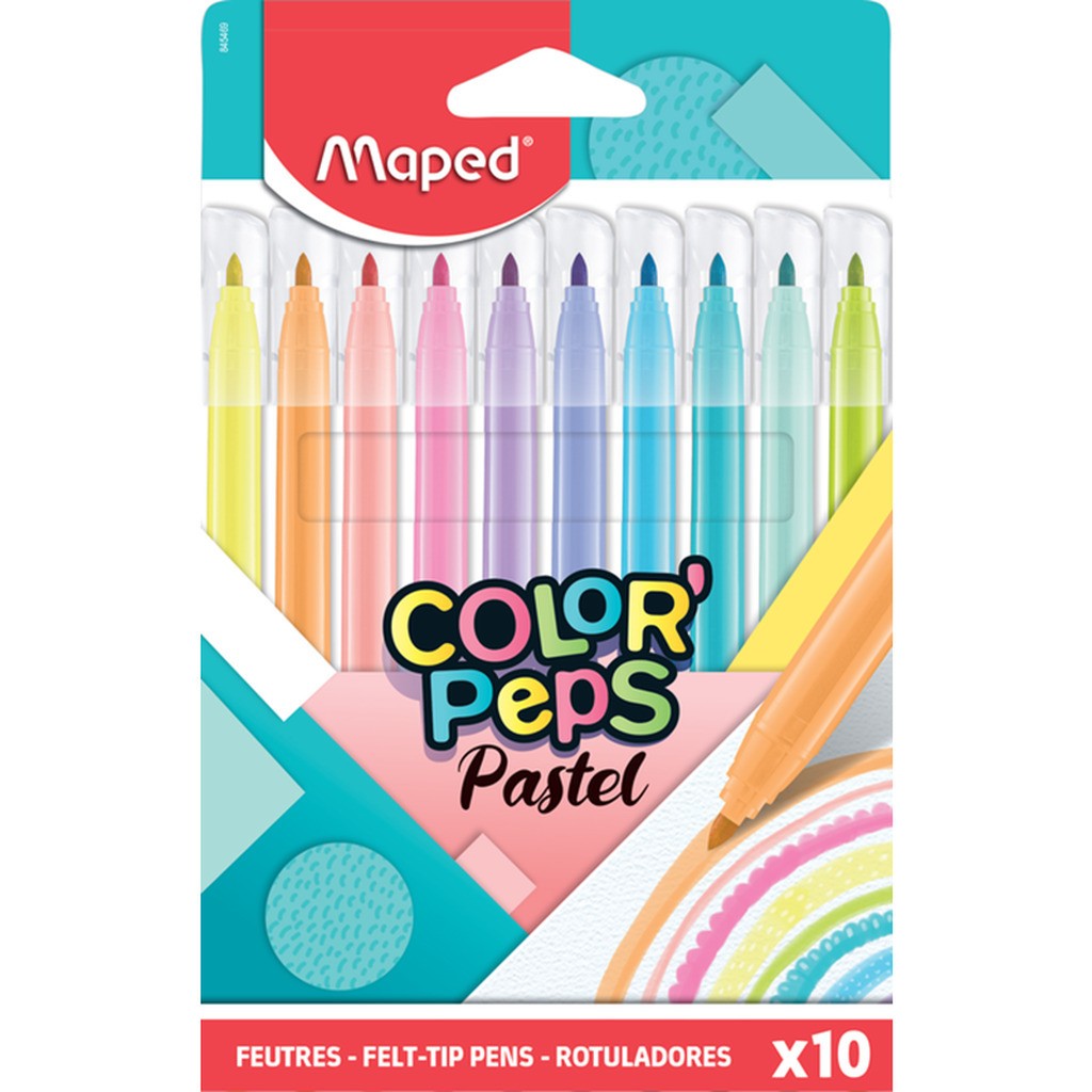 Maped Color&apos;Peps Pastel tusser x10