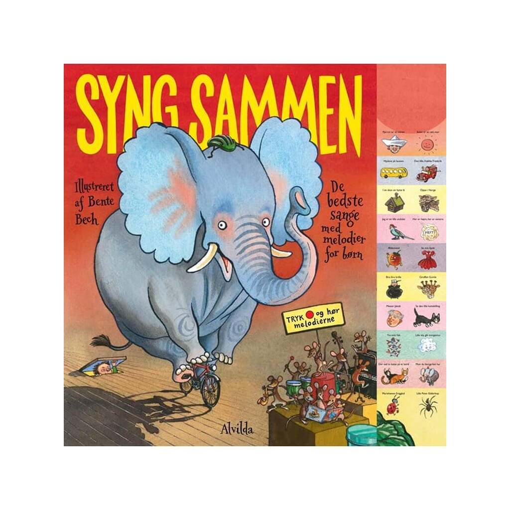 Syng sammen - De bedste sange med melodier for bør - Børnebog - Papbog