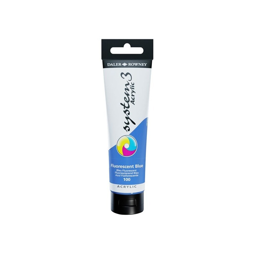 Daler-Rowney System3 150 ml Fluorescent Blue