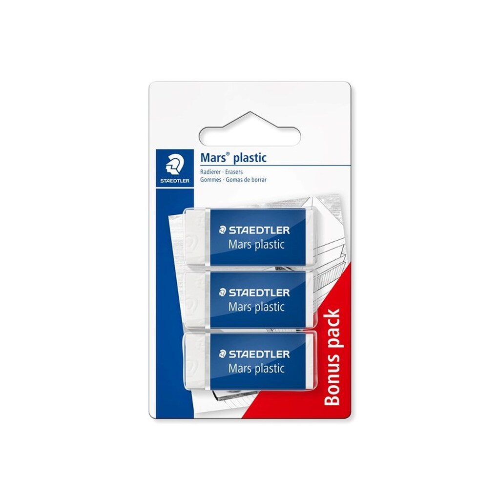 Staedtler Mars plastic eraser blister