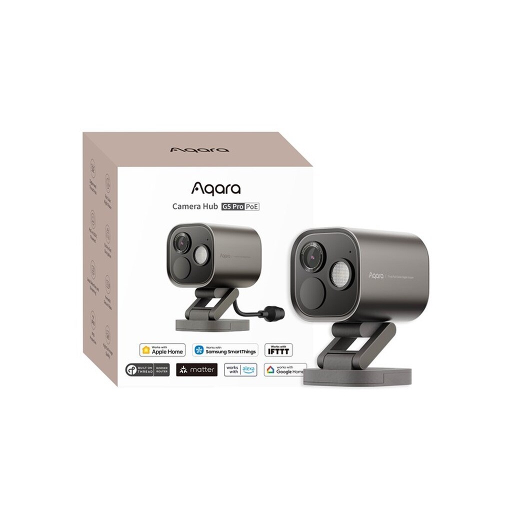 Aqara Camera Hub G5 Pro, PoE, Shadow Gray