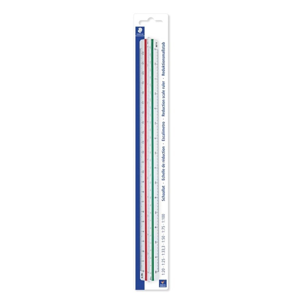 Staedtler Mars Reduktionslineal Skole 1/Bk