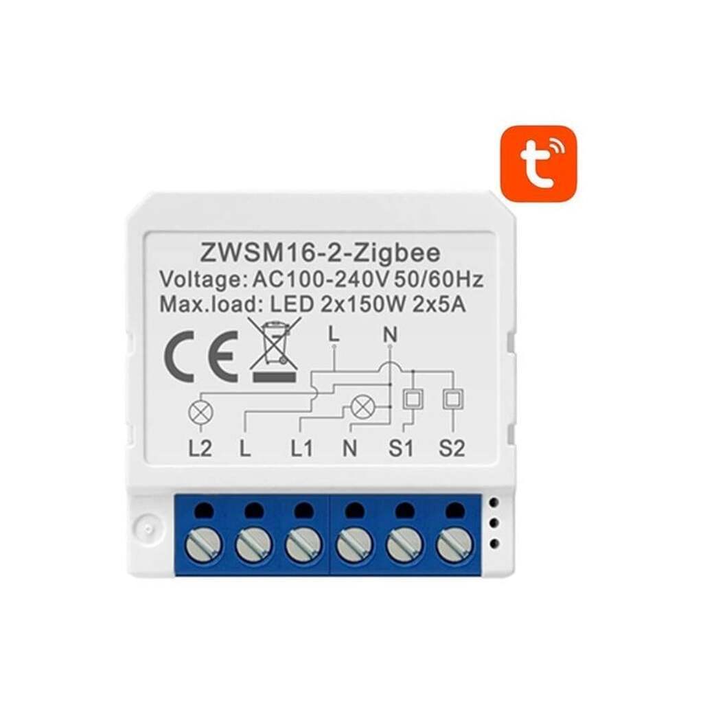 Avatto Smart Switch Module ZigBee ZWSM16-W2 TUYA