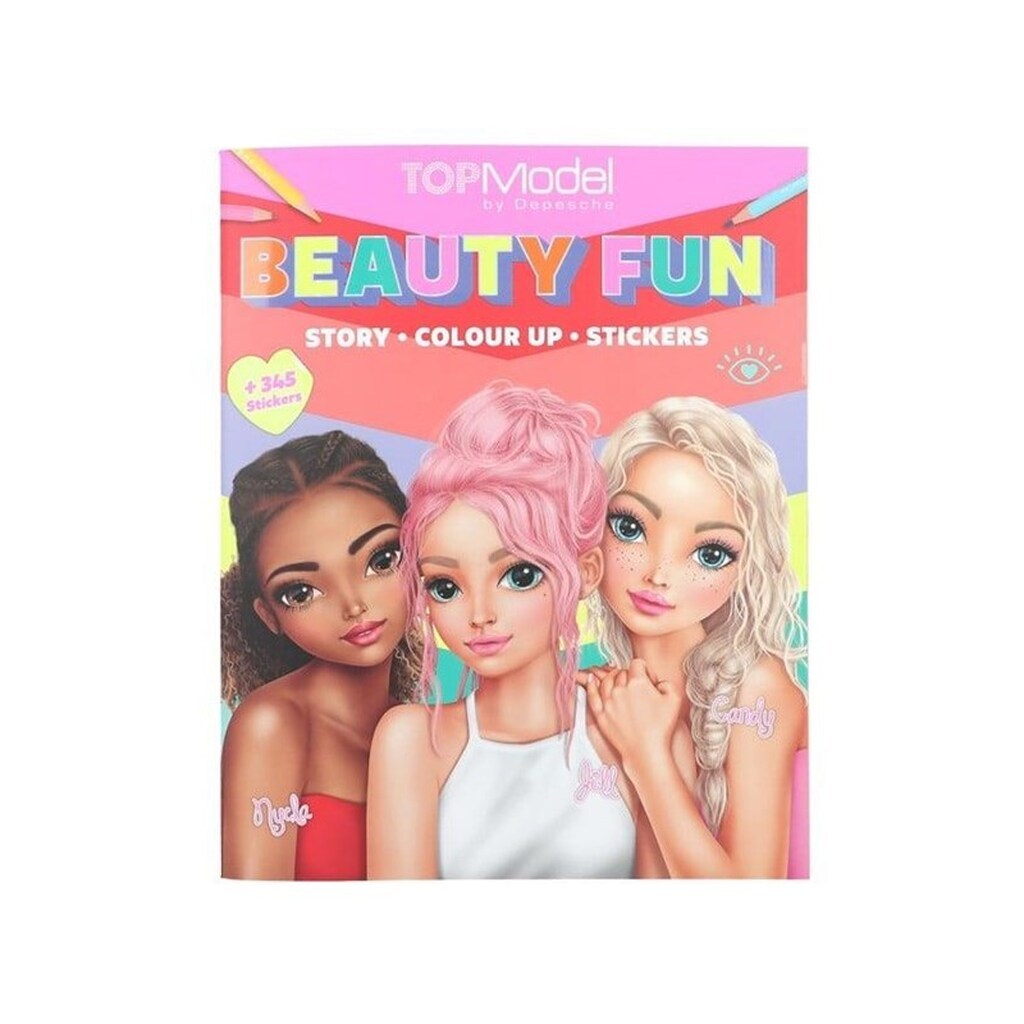 Topmodel Colouring Book