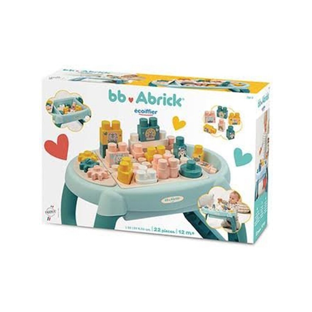 Ecoiffier 1st Discovery table with bricks