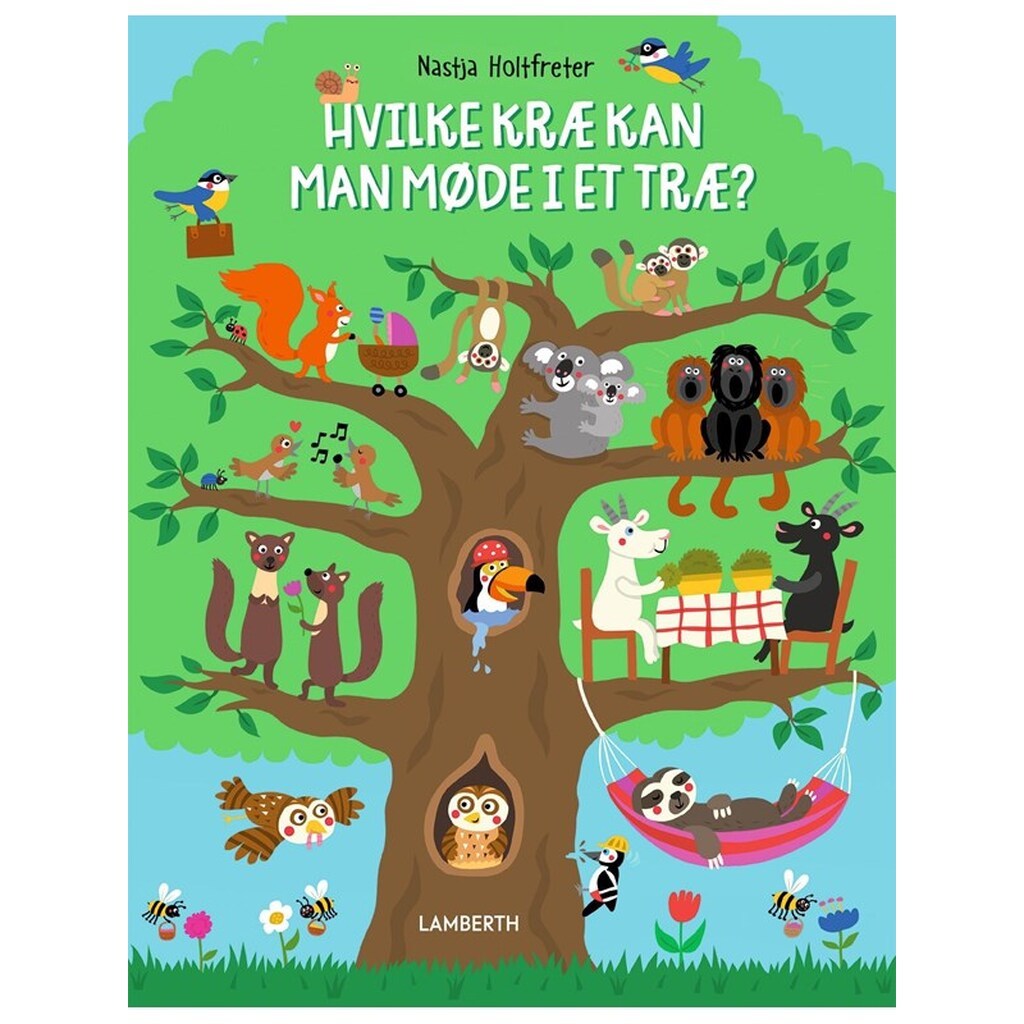 Hvilke kræ kan man møde i et træ? - Børnebog - Board books