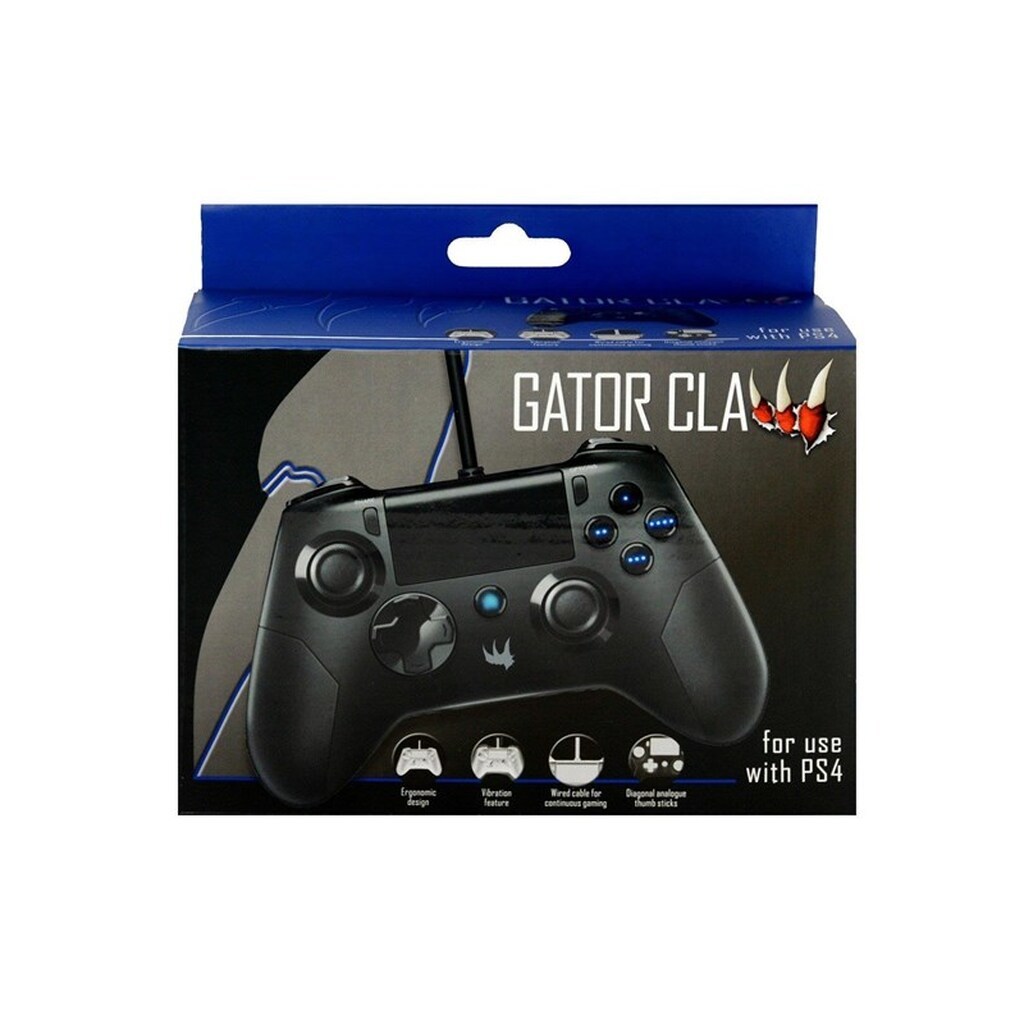 Orb Gator Claw - Black - Wired Controller - Sony PlayStation 4