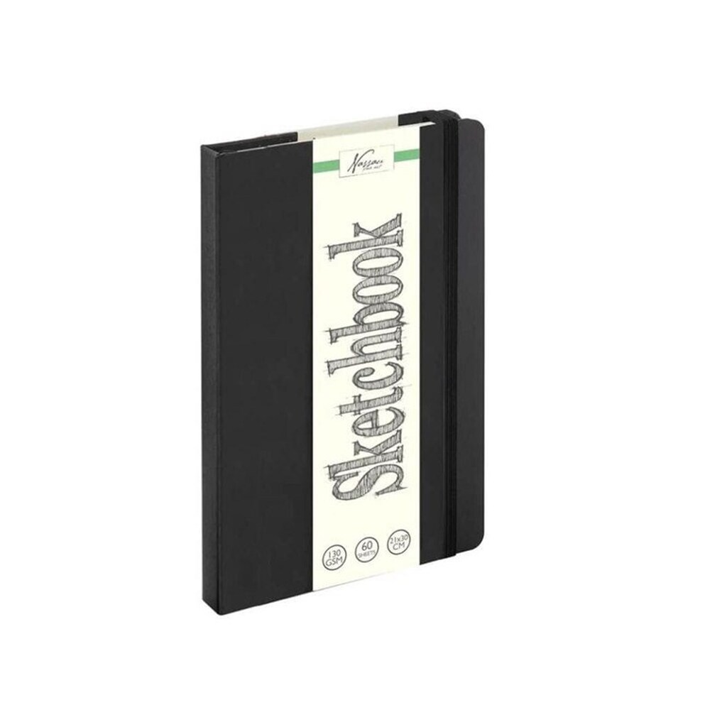 Creative Craft Group Skitsebog 21*30cm. 120 sider. 130g. Sort