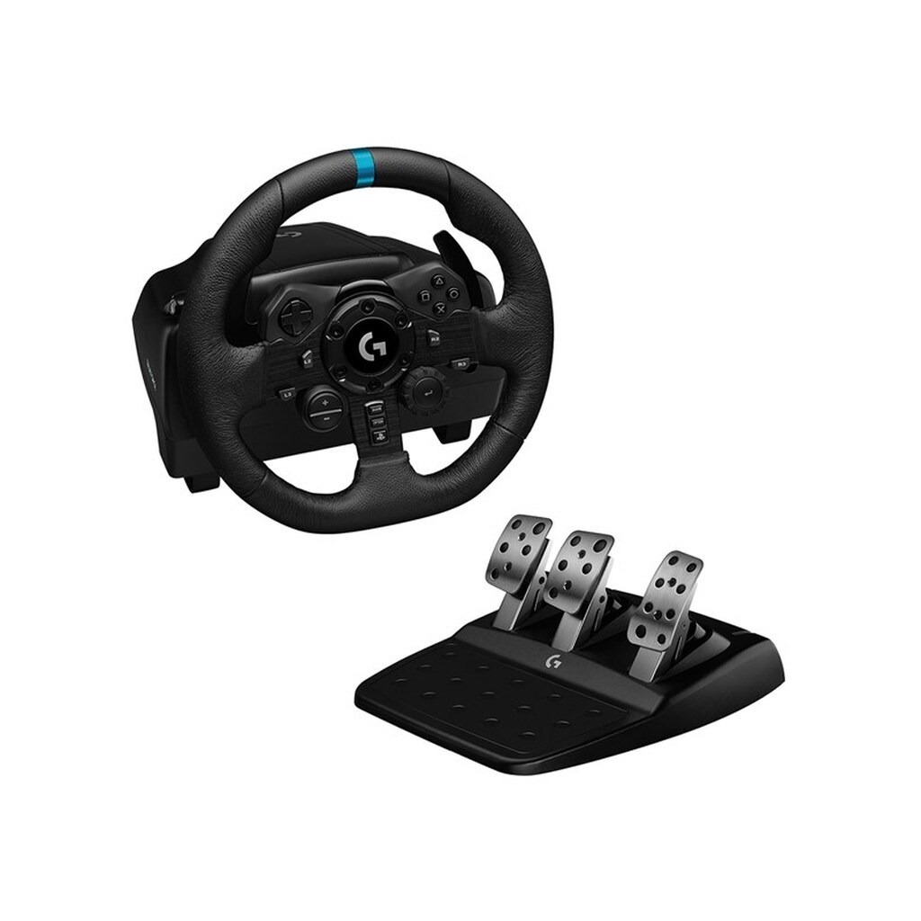 Logitech G923 TRUEFORCE Racing Wheel &amp; Pedals - PS5/PS4 &amp; PC - Wired Steering wheel &amp; Pedal set - Sony PlayStation 4