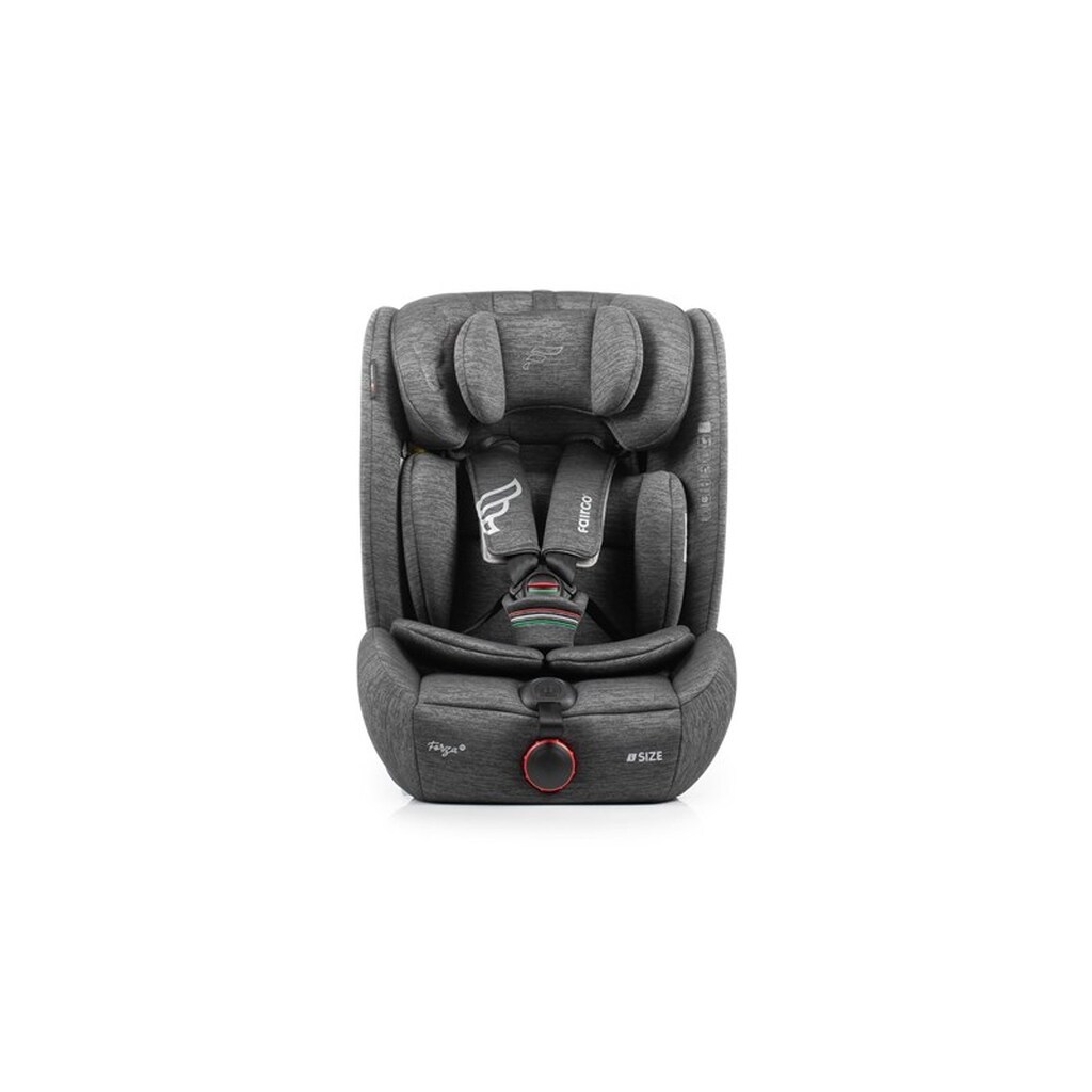 Fairgo Forza i-Size autostol (76-150 cm) - Stengrå