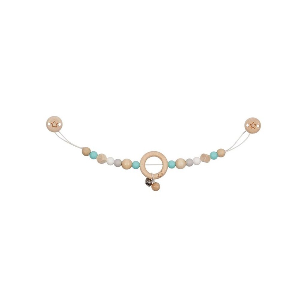 Goki Wooden Stroller Chain Star with Clips