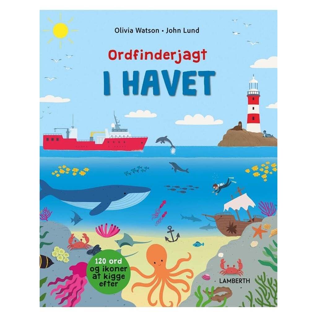 Ordfinderjagt I HAVET - Børnebog - Hardcover