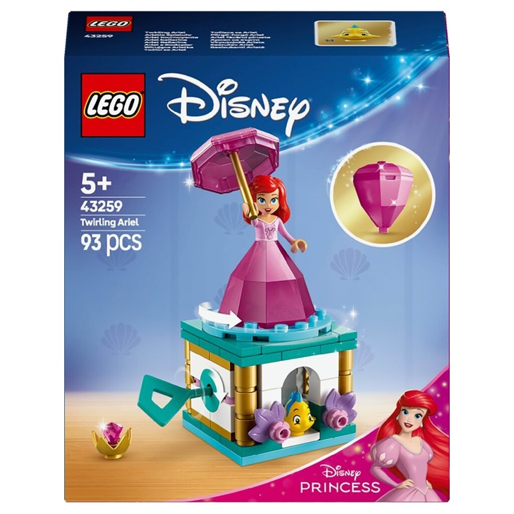LEGO Disney 43259 Snurrende Ariel