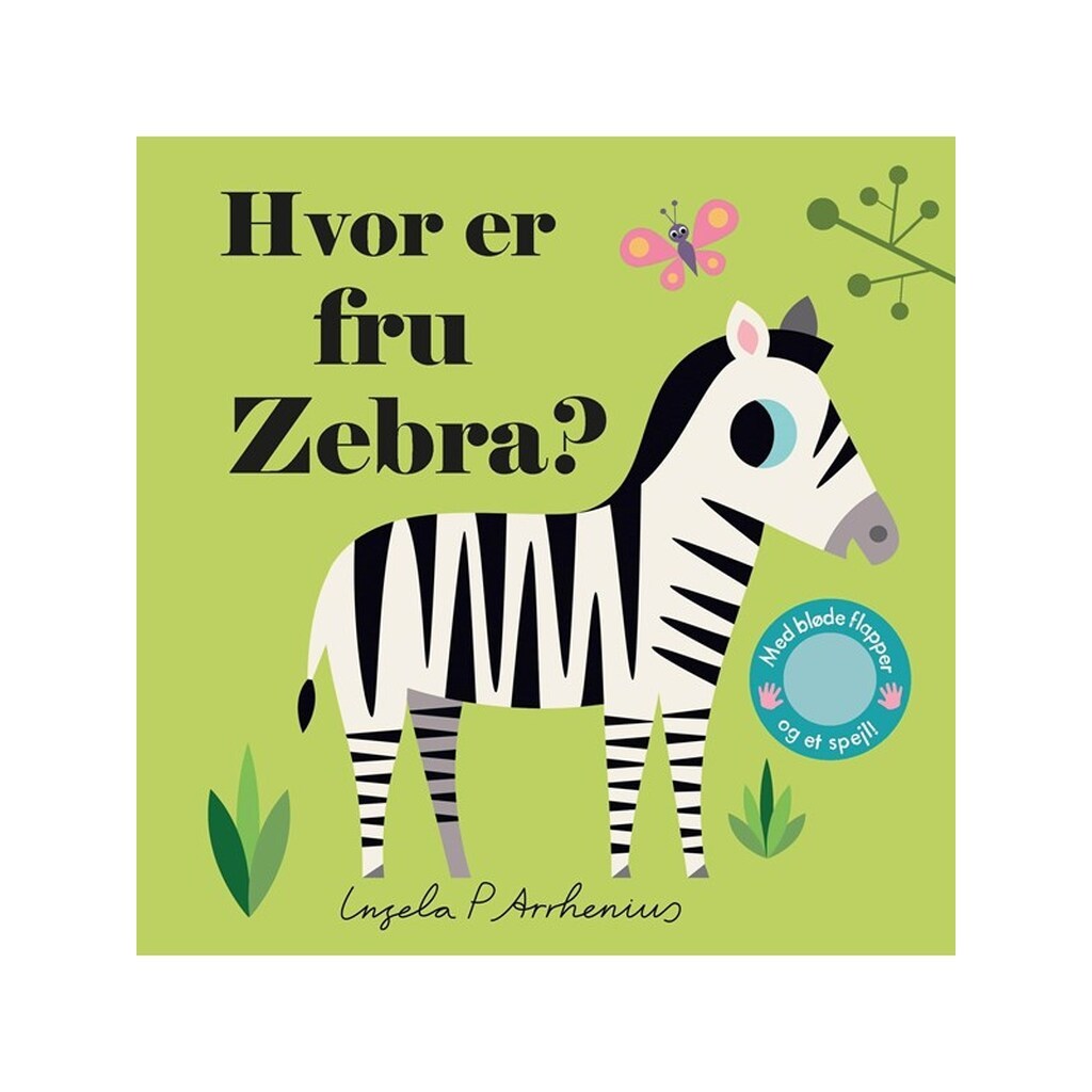 Hvor er fru Zebra? - Børnebog - Papbog