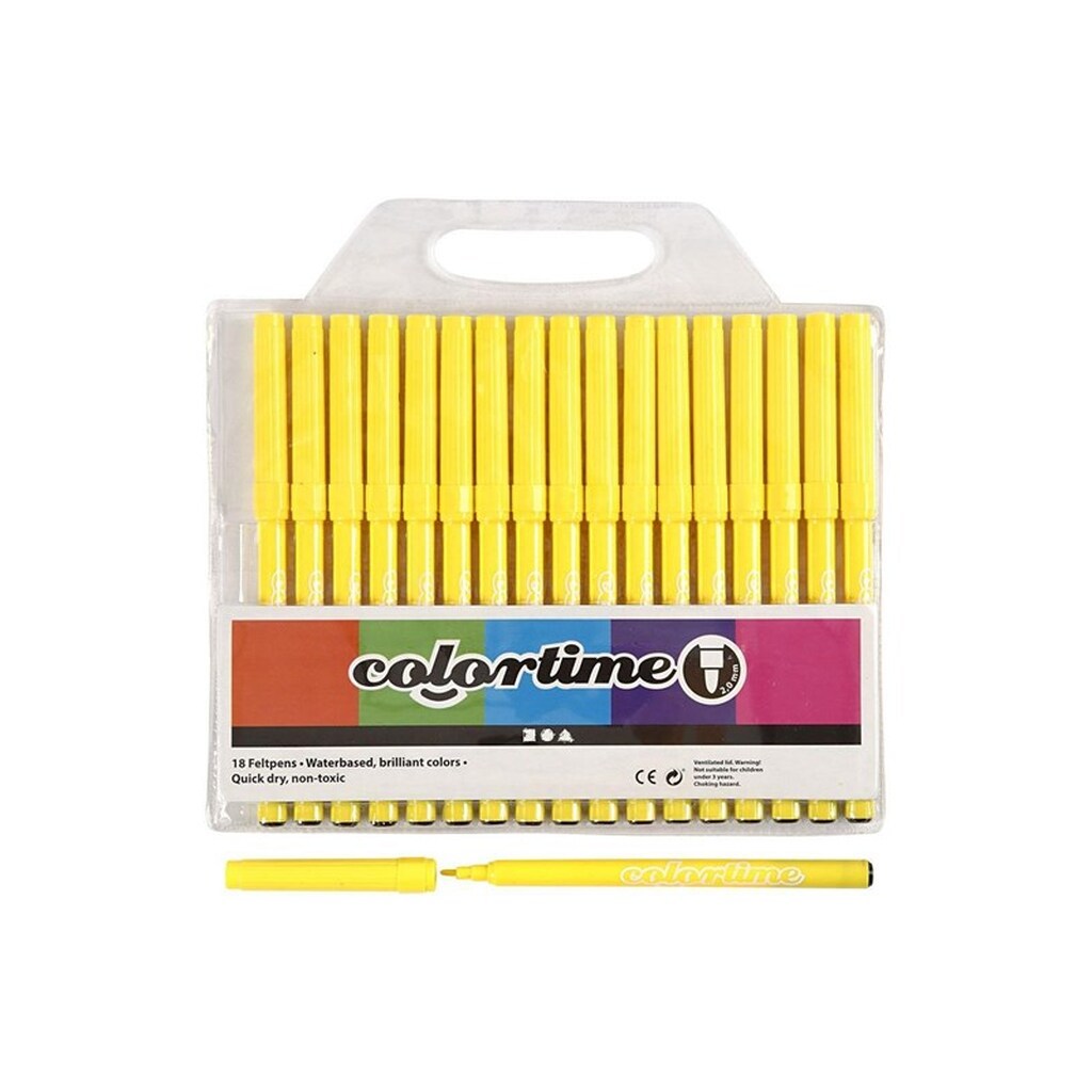 Creativ Company Lemon yellow markers 18st.