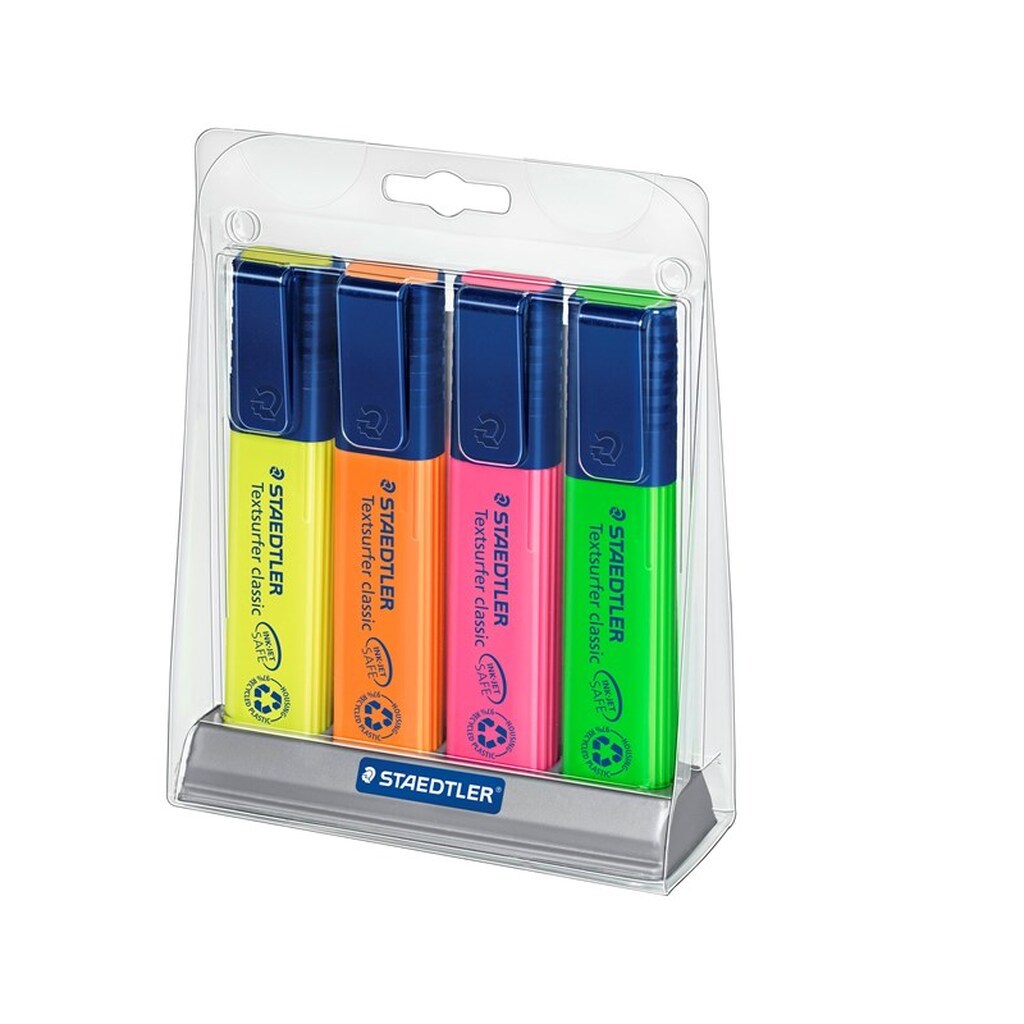 Staedtler Textsurfer Classic 4 Ass/Deskstand