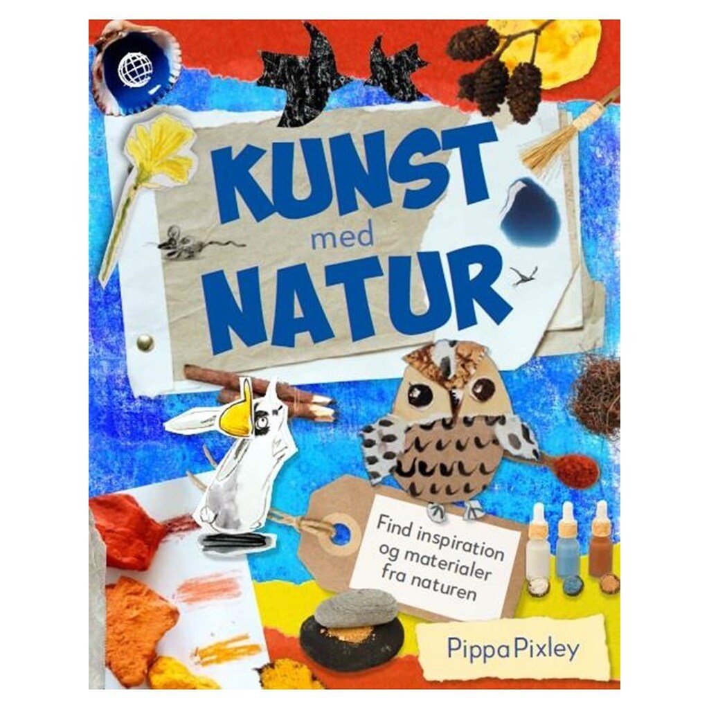 Lav kunst med natur - Børnebog - hardcover