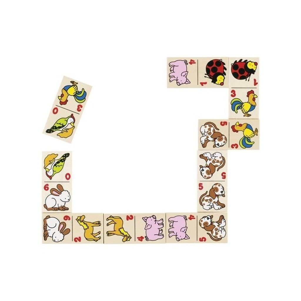 Goki Domino Animals 28 Stones