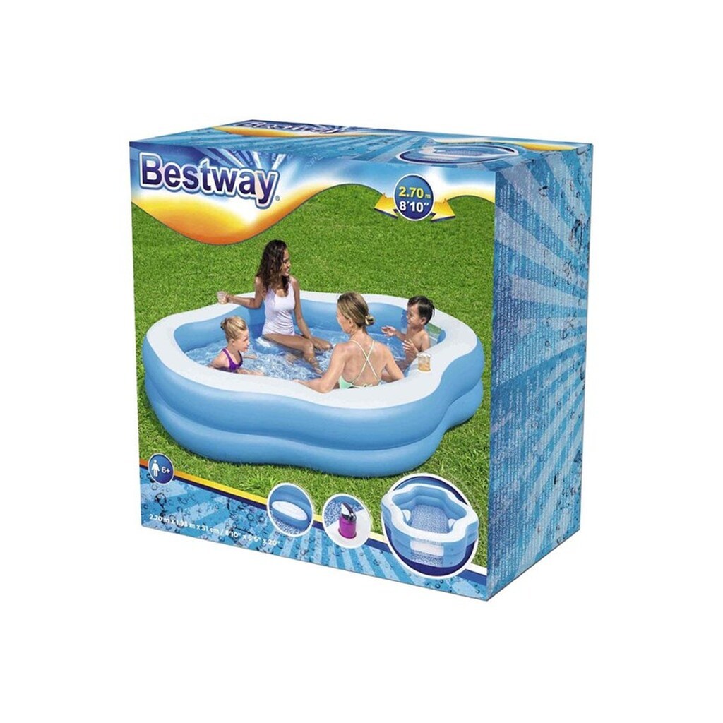 Bestway Family Bath Plus Shape Splashview 270cm