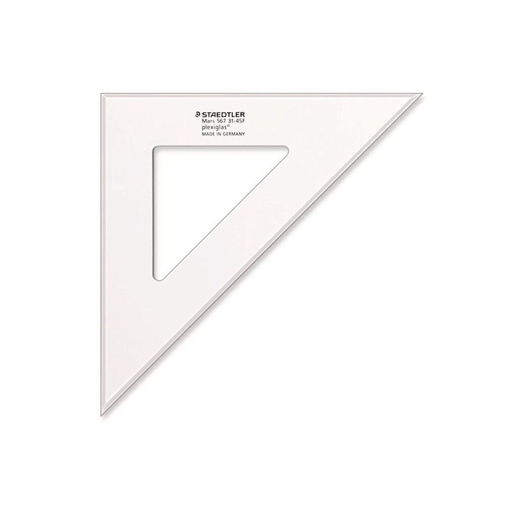 Staedtler MARS PLEXI VINKEL LINEAL 45/45 32 cm
