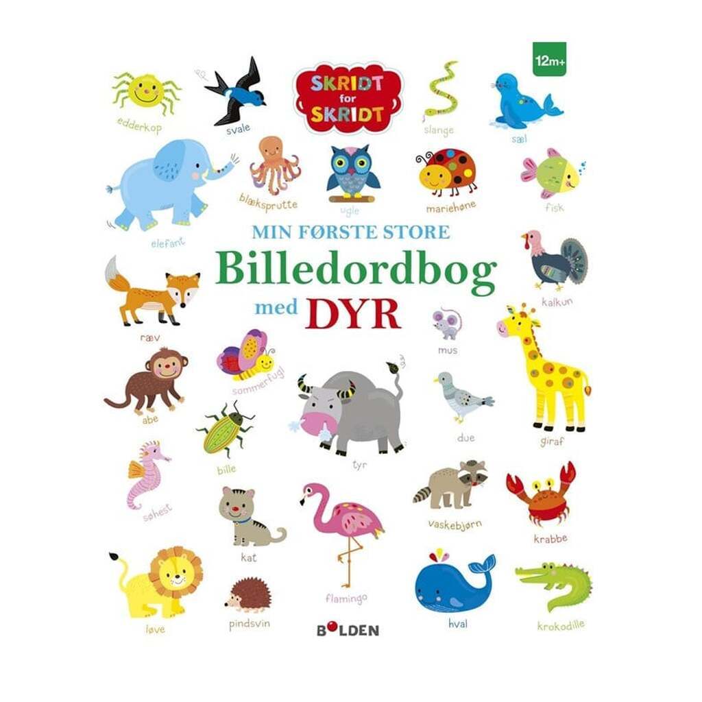 Min første store billedordbog med dyr - Børnebog - Hardcover