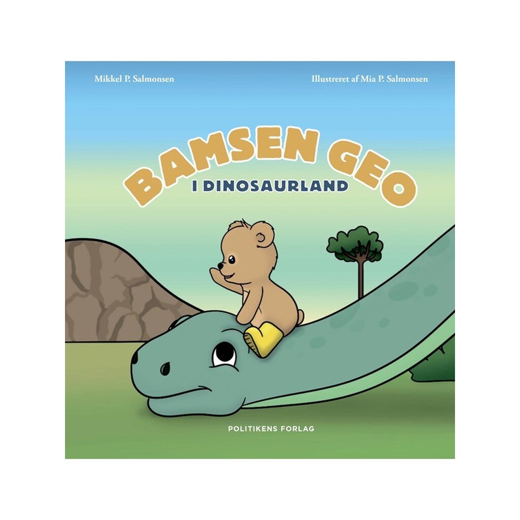 Bamsen Geo i Dinosaurland - Børnebog - Hardback