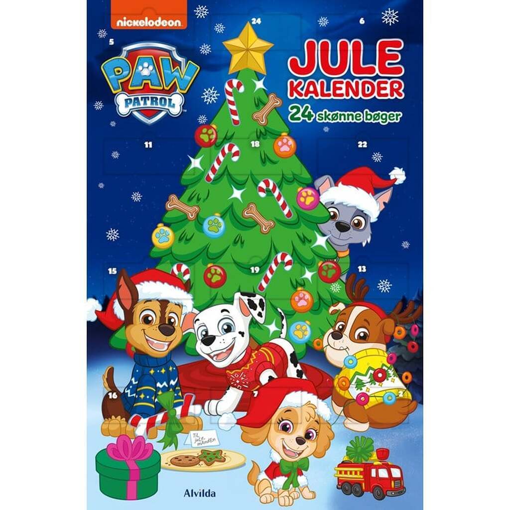 Forlaget Alvilda Paw Patrol - Julekalender 2025