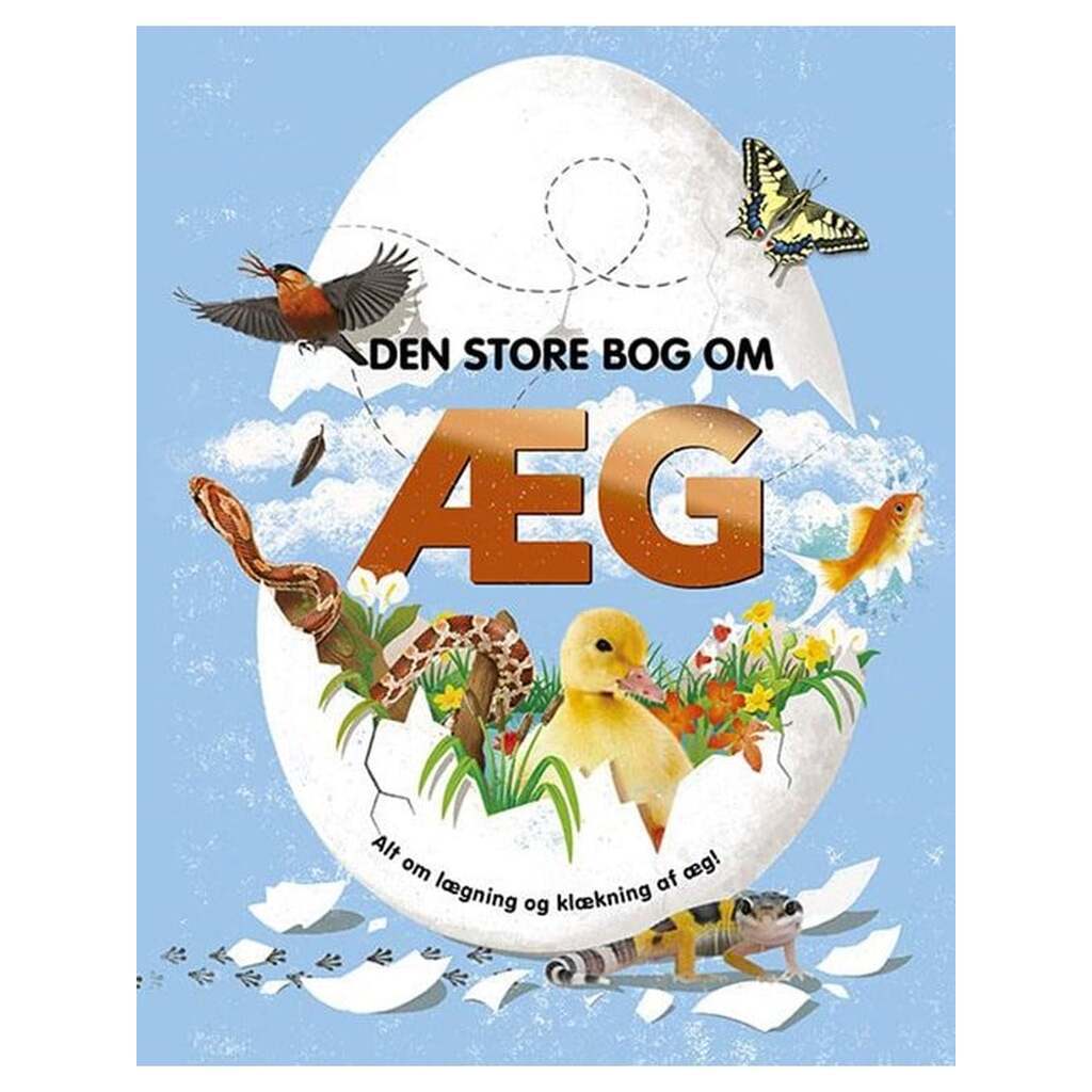 Den store bog om æg - Børnebog - Hardcover