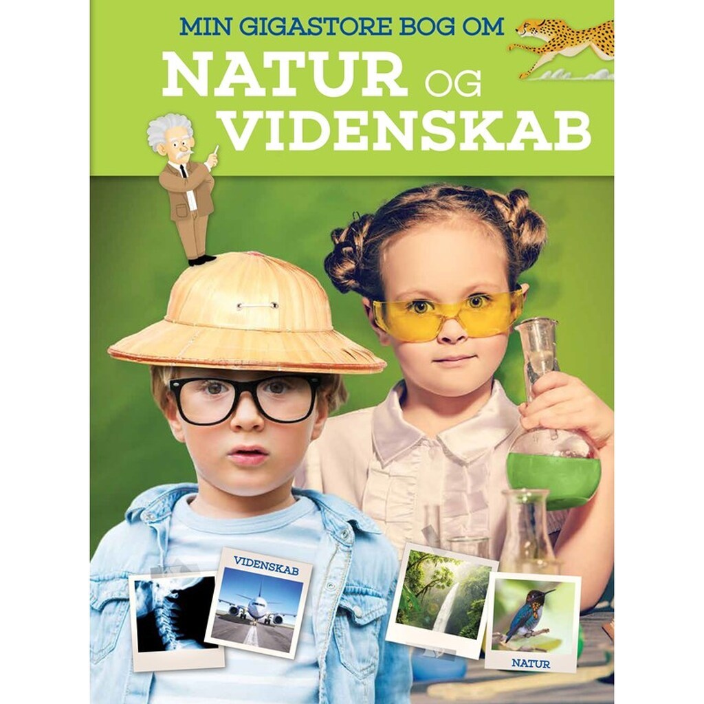 Min gigastore bog om natur og videnskab - Børnebog - Hardback