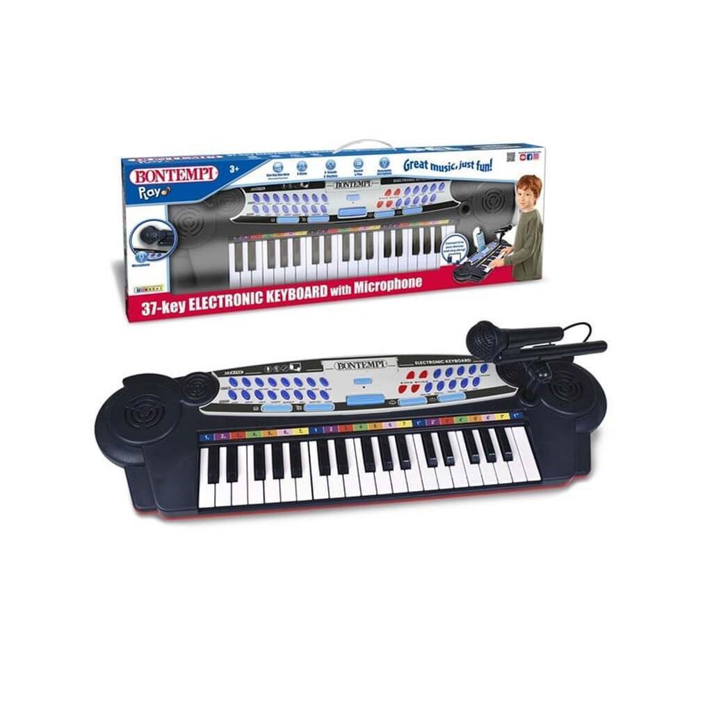 Bontempi Keyboard med 37 tangenter &amp; mikrofon
