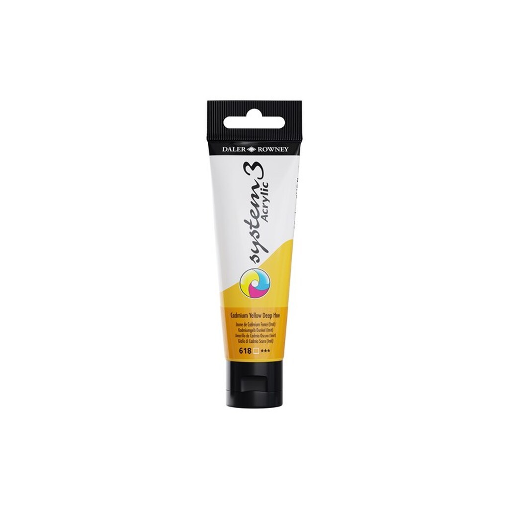 Daler-Rowney System3 59 ml Cadmium Yellow Deep (Hue)