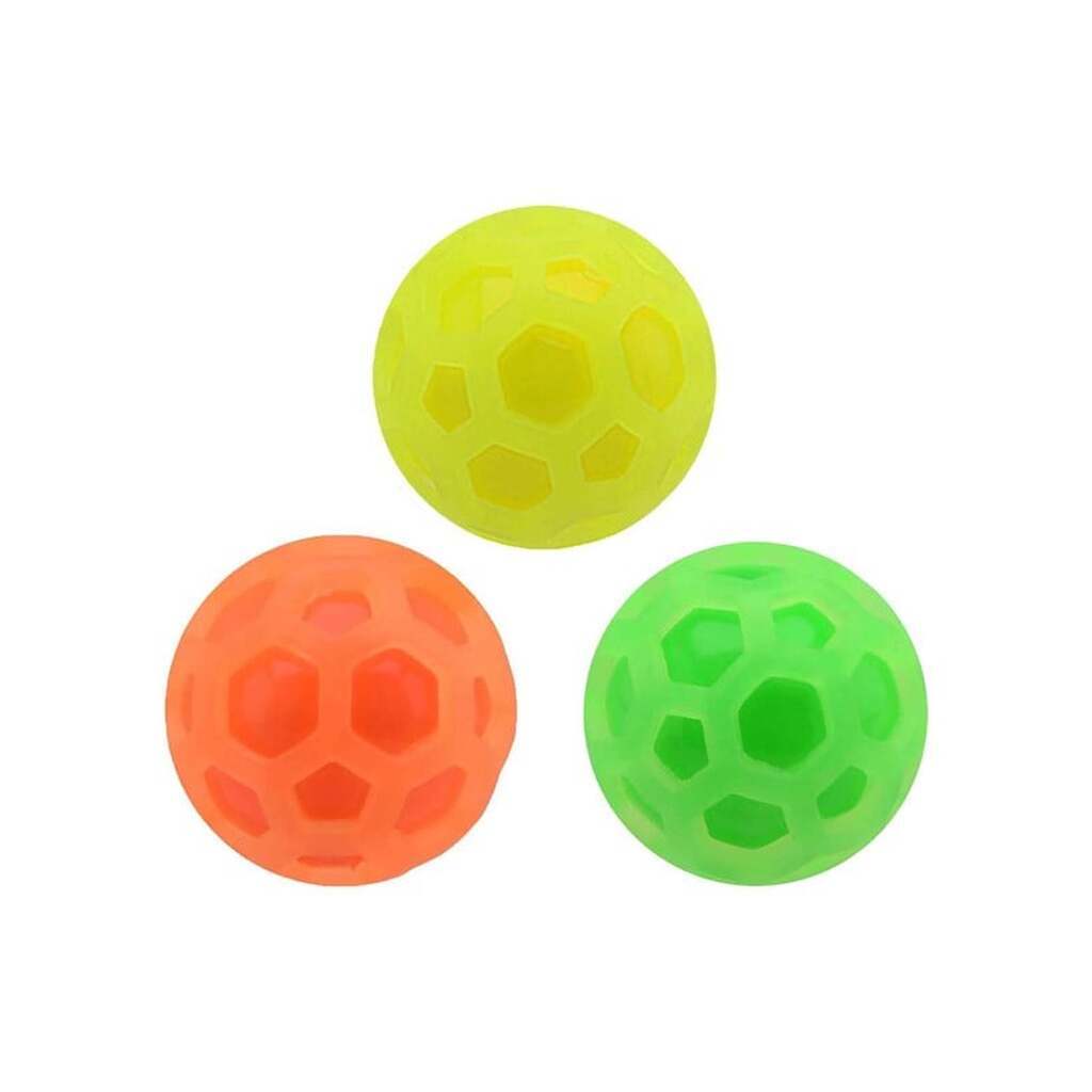 Johntoy Glow in the Dark Squeeze Balls 3pcs