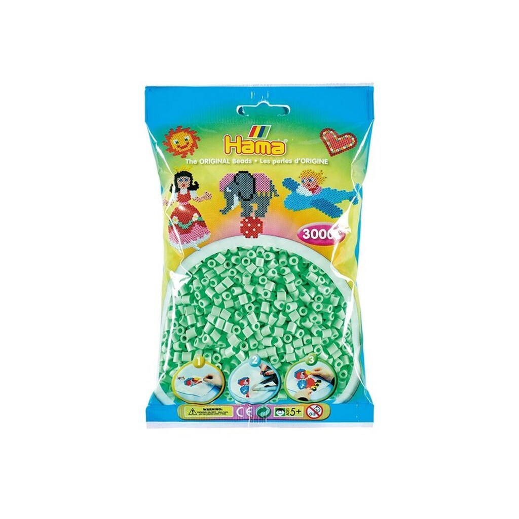 Hama Beads - Pastel Mint 3000 pcs