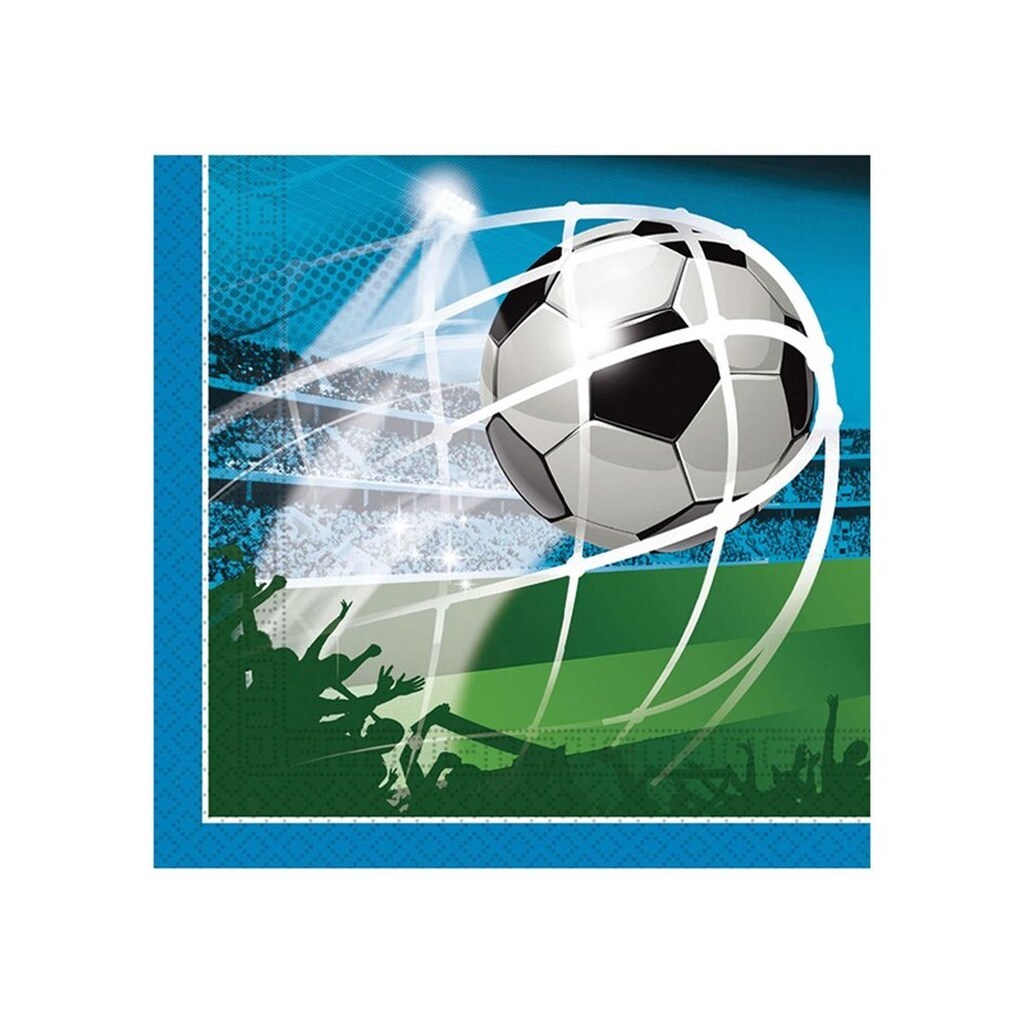 Globos Paper Napkins FSC Football Fans 20 pcs.