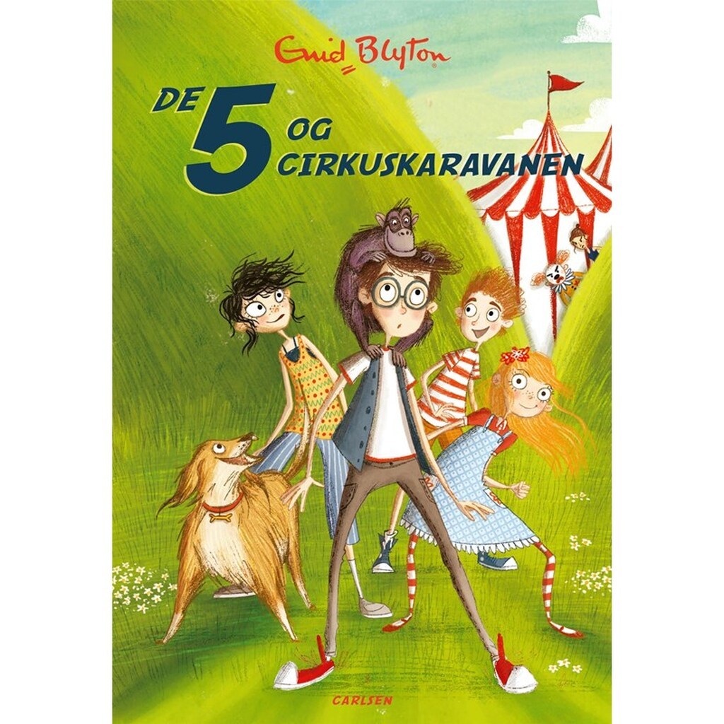 De 5 (5) - De 5 og cirkuskaravanen - Børnebog - Hæfte